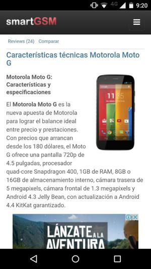 Moto G 4g