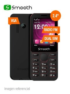 Teléfono Celular Smooth Snap Power, 2.4, Gsm, Dual Sim, Fm