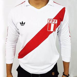 Camiseta Peru Retro Mundial 82 Modelo Exclusivo Seleccion