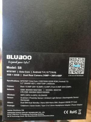 Celular Bluboo S8 32gb Y 3 Gb Ram Nuevo