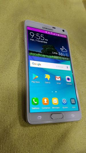 Samsung Galaxy Note 4 Blanco Como Nuevo