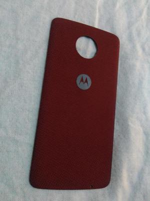 Tapa Original Motorola Moto Z con IMAN color GuindaRoja,