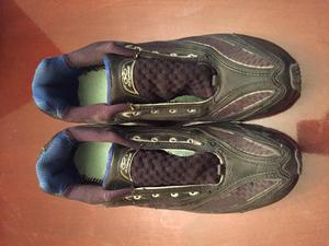 Zapatillas negras con azul, marca Olympikus, hombre, talla