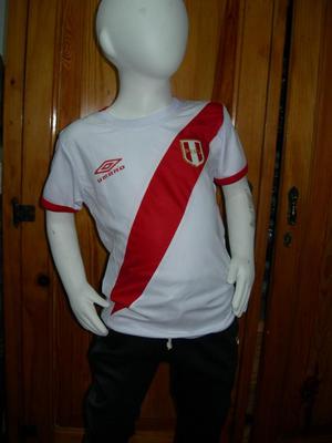 camiseta niño seleccion peruana de futbol