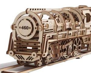 Armable Puzzle - Rompecabezas 3d Tren Ugears -480 Piezas