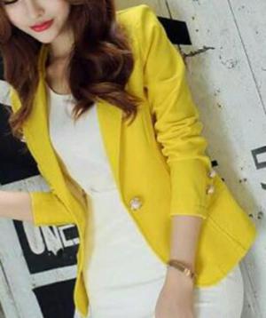 Blazer Amarillo Buena Calidad