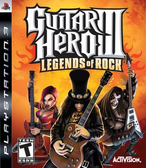 GUITAR HERO III LEGENDS OF ROCK PS3