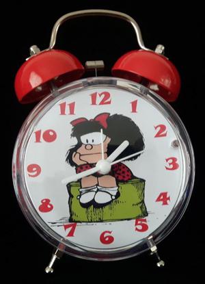 Lindo Reloj Despertador Estilo Vintage Mafalda