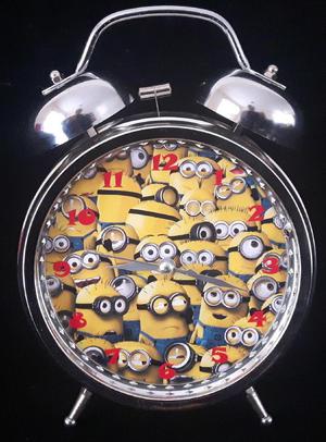 Reloj Despertador Estilo Vintage Minions Lindo Regalo