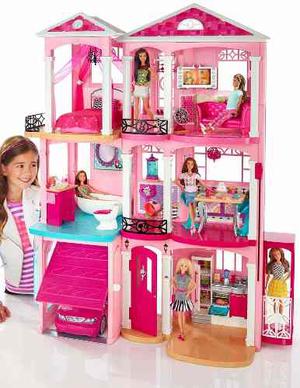 Casa Barbie 3 Pisos Dreamhouse + Cocina C/muñeca Zevallos