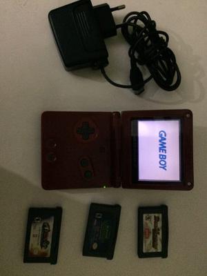 Game Boy Advance Sp, Cargador Y 3 Juegos