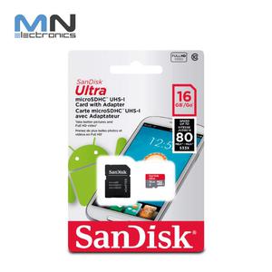 Memoria Micro Sd 16gb Sandisk Clase 10