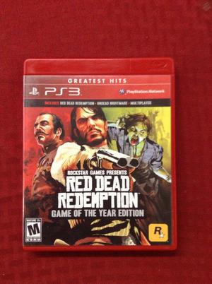 red dead redemption goty ps3 playstation 3