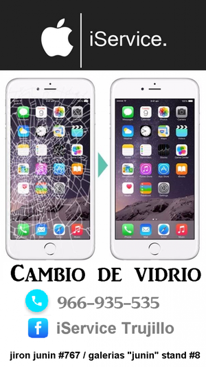 Cambio de vidrio iphone 5 /5s /6/6/6s/6s /7/ 7