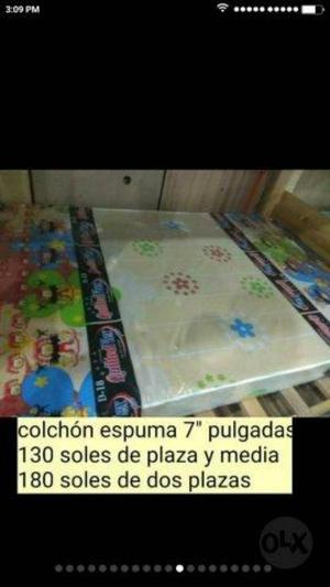 Colchones Nuevos de Resorte Y Espuma