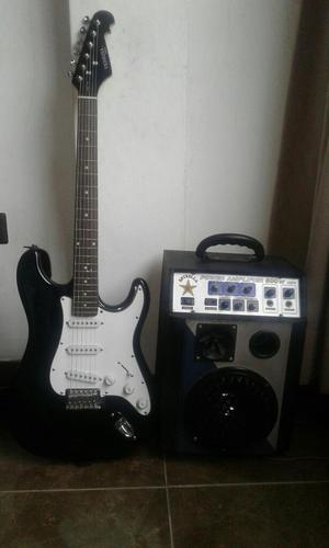 Guitarra Electrica con Amplificador