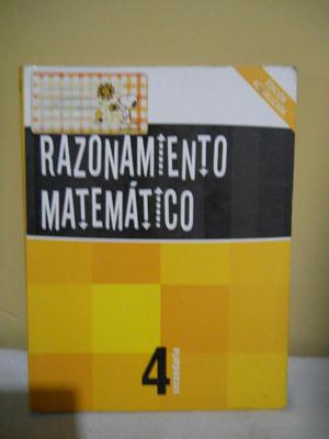 Libro Razonamiento Matematico para 4to a