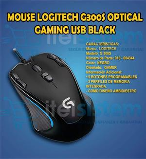 Mouse Gamer Logitech G300s Con 9 Botones Program Itelsistem