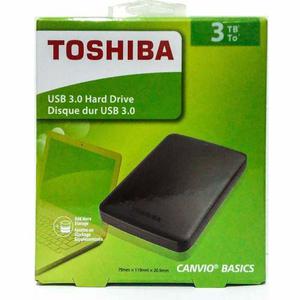 Disco Duro Externo Toshiba 3tb Canvio Basic Usb 3.0