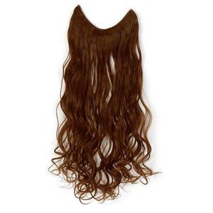 Extension de cabello marrón y negro