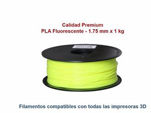 Filamento Impresora 3d Pla Fluorescente 1.75 Mm X 1kg