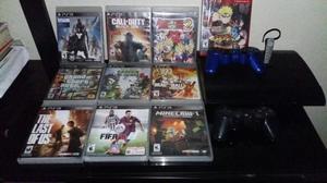 Ps3 Slim 500Gb+Juegos+Handfree+2Mandos