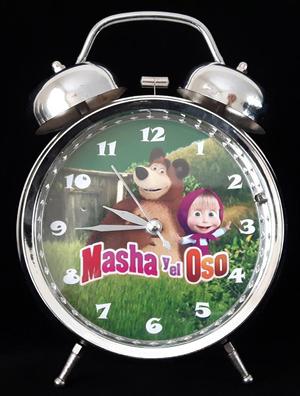 Reloj Despertador Estilo Vintage Masha Y El Oso