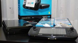 WiiU con 2 juegos y 2 mandos