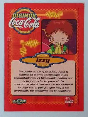 Izzy Card #48 Digimon Coca Cola Serie 1 Tentomon Perú