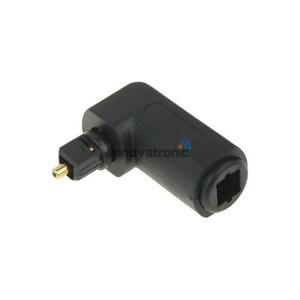 Adaptador 90° Para Cable Toslink Fibra Optica Audio