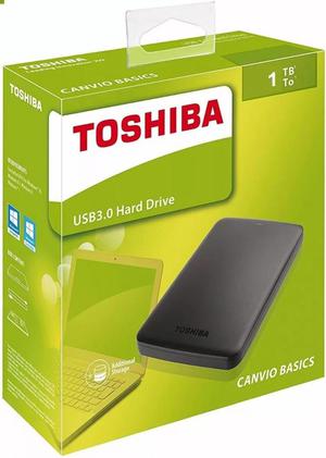 Disco Externo 1tb Toshiba Canvio Basics Usb 3.0 negro Nuevo