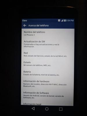 Vendo Lg Phoenix 2