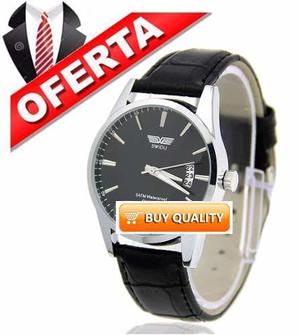 Reloj Clásico Elegante, Correa Cuero, Hombre, Varón,