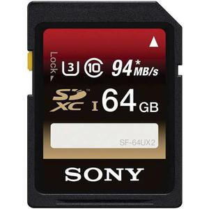Memoria Sony 64gb Sdxc Clase 10 U3 94 Mb/s 4k