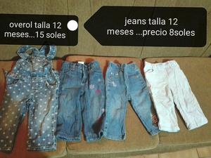 Ropa para Bb de 0 a 18 Meses