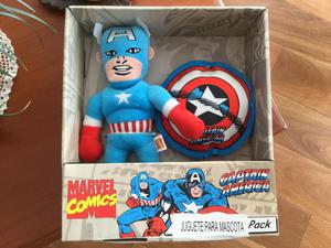 Peluche de Capitan America para perros