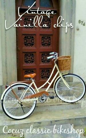Bicicleta Vintage Paseo Mujer Nueva 26
