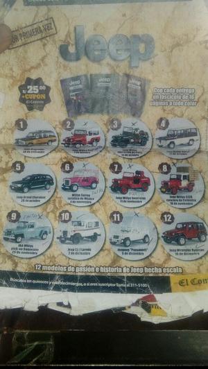 Coleccion Completa de Jeep Del Comercio