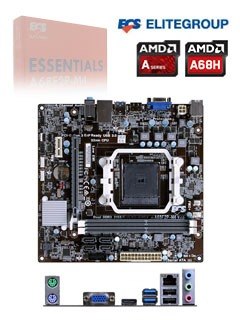 Motherboard Ecs A68f2p-m4 V1.0, Fm2+, A68, Ddr3, Sata 6.0, U