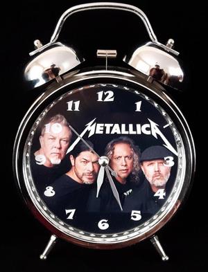 Metallica Reloj Despertador Estilo Vintage Metallica