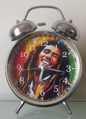 Reloj Despertador Estilo Vintage Bob Marley