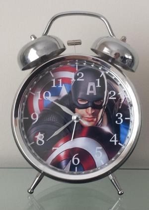 Reloj Despertador Estilo Vintage Capitan America