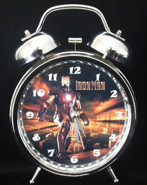 Reloj Despertador Estilo Vintage Iron Man Ironman