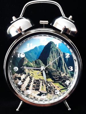 Reloj Despertador Estilo Vintage Machu Picchu