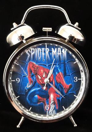 Reloj Despertador Estilo Vintage Spiderman Hombre Araña