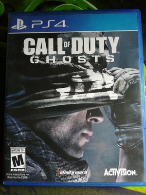Call Of Duty Ghosts Ps4 Usado