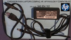Cargador para laptops Hp y Compaq