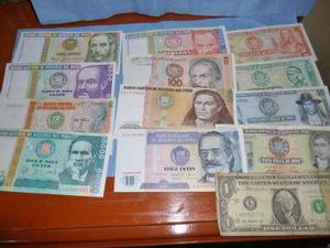 Coleccion De Billetes Nuevos Antiguos Del Peru