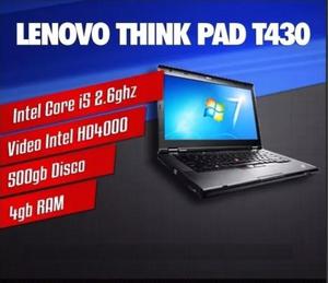Lenovo Thinkpad T430 core i5 4gb ram 500gb hd huella