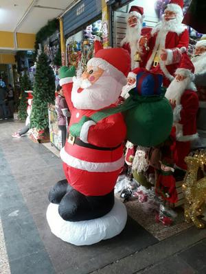 Papa Noel Inflable a Corriente 1.80 Cm C